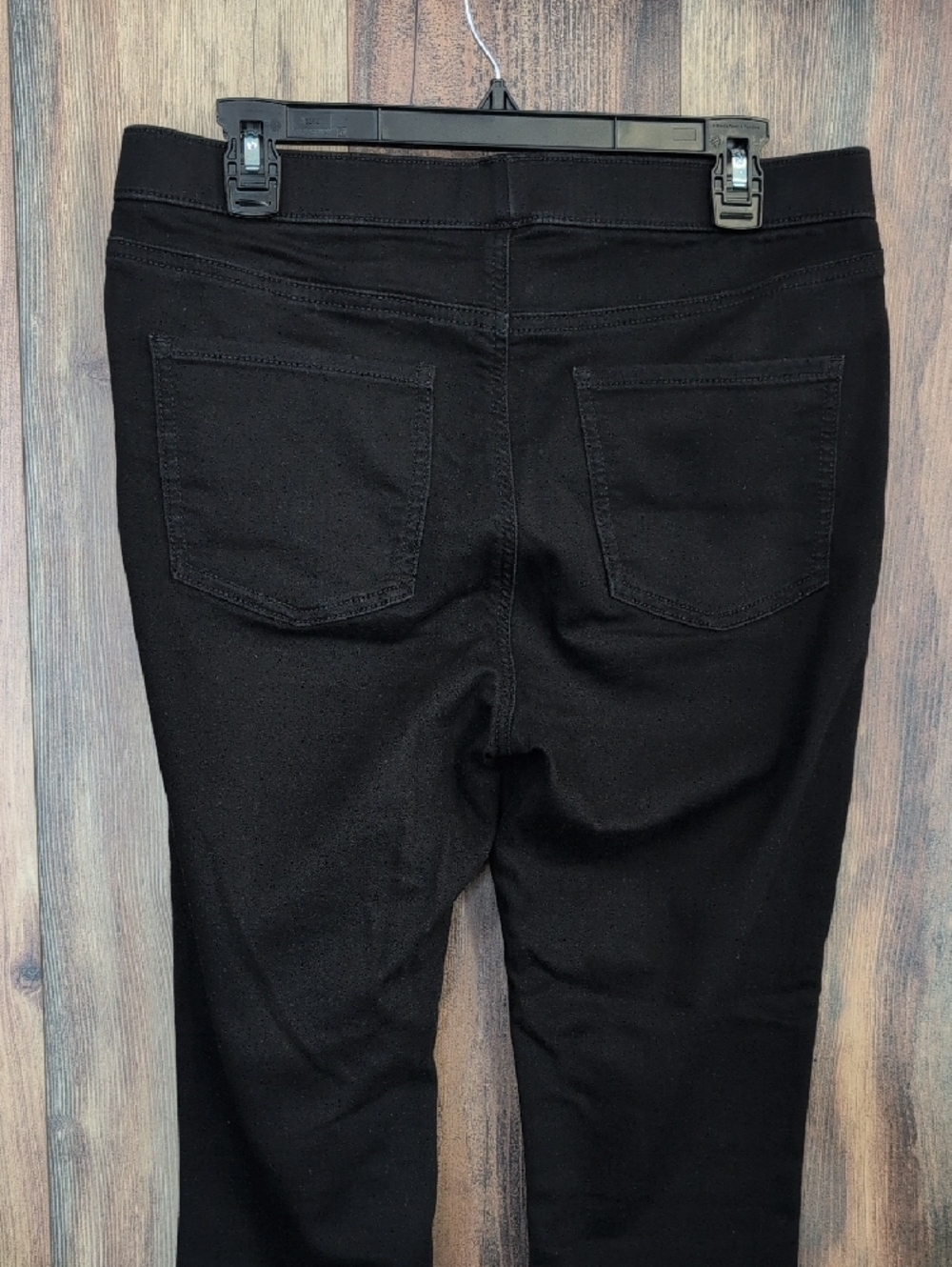 Simply Vera Vera Wang Black Skinny Pull-On Legging Jegging L         F293